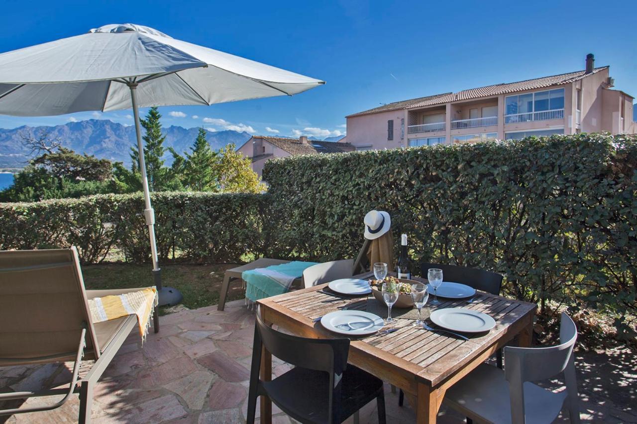 Mare Appart Avec Jardin Et Bbq Vue Mer Et Montagne Plage Et Port A 2 Pas Calvi  Exterior foto